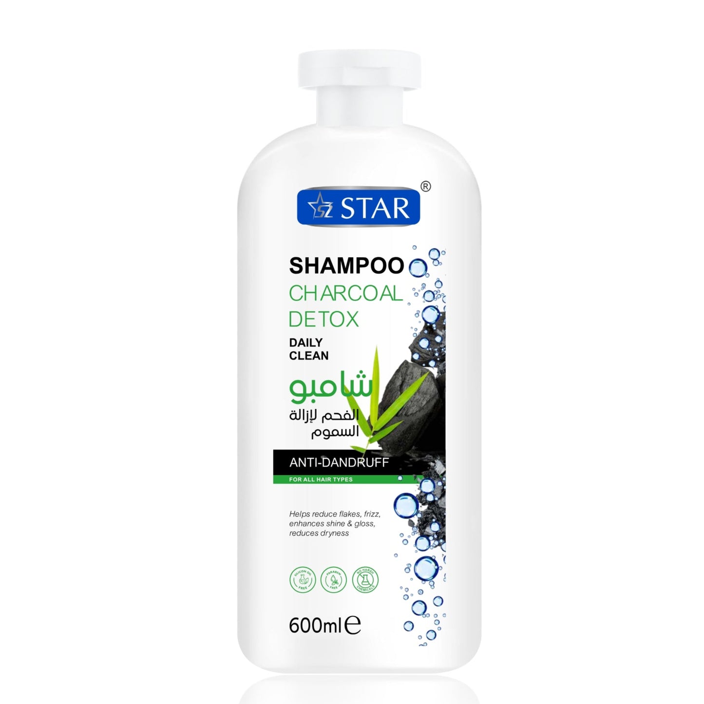 SZ STAR - Charcoal Detox Anti-Dandruff Shampoo