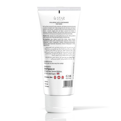 SZ Star Hyaluronic Acid & Niacinamide Face Wash